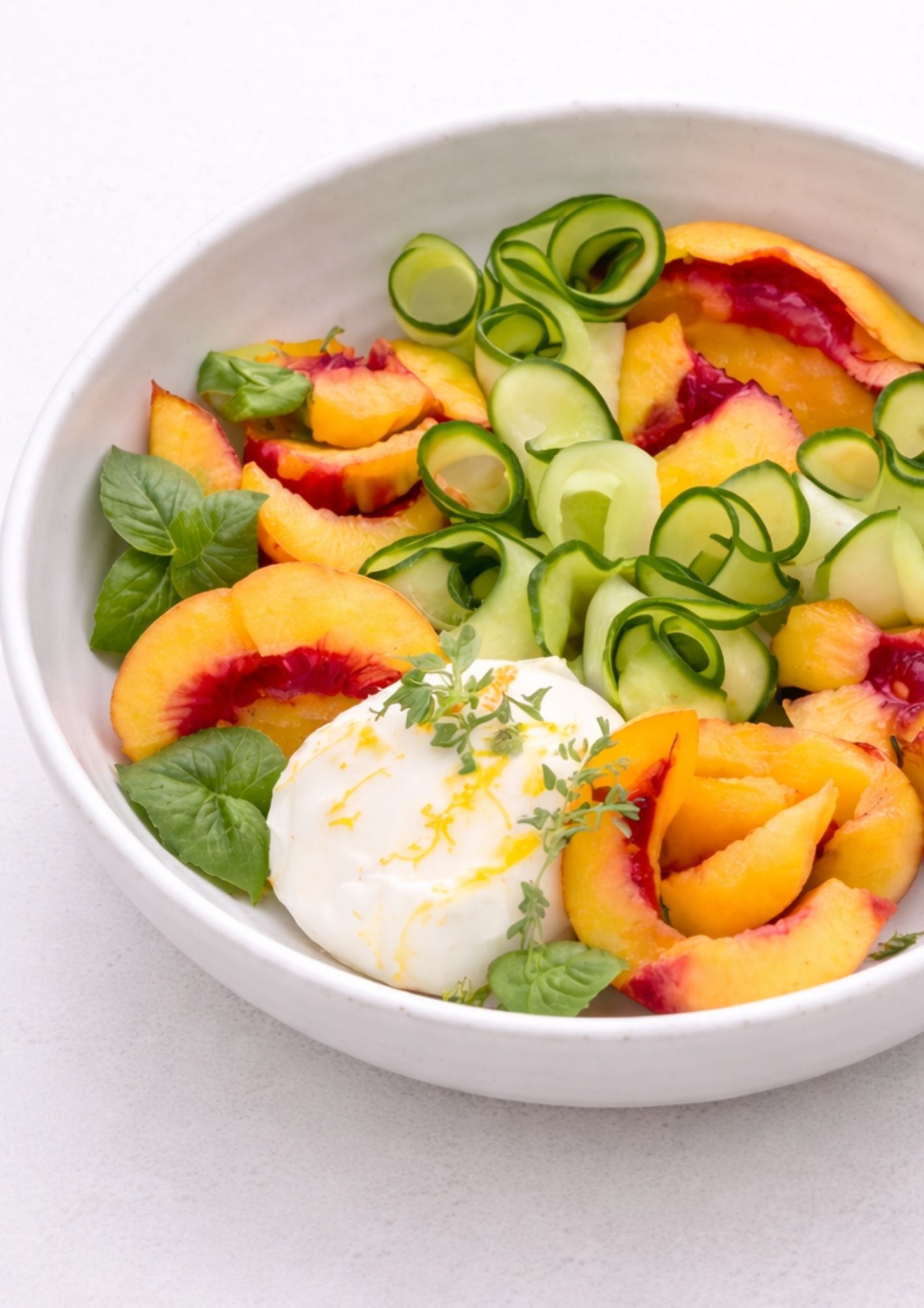 Peach & Burrata Salad