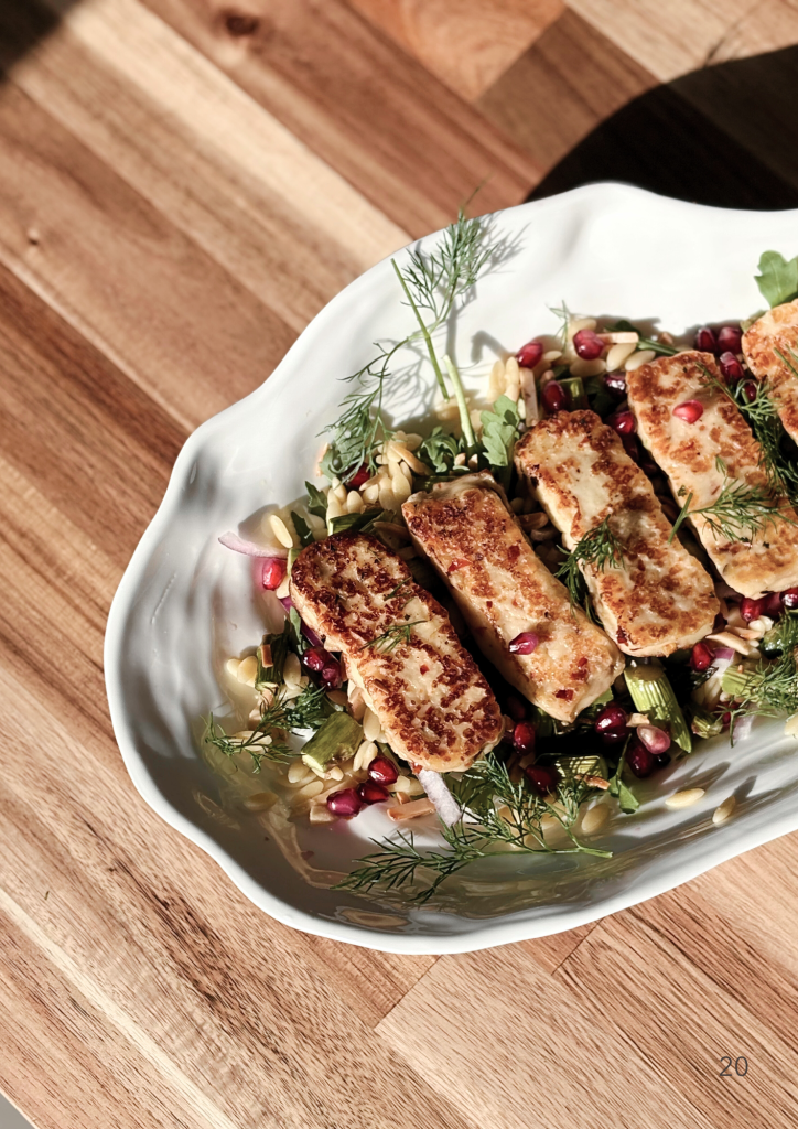 Ancient Grain Halloumi Salad